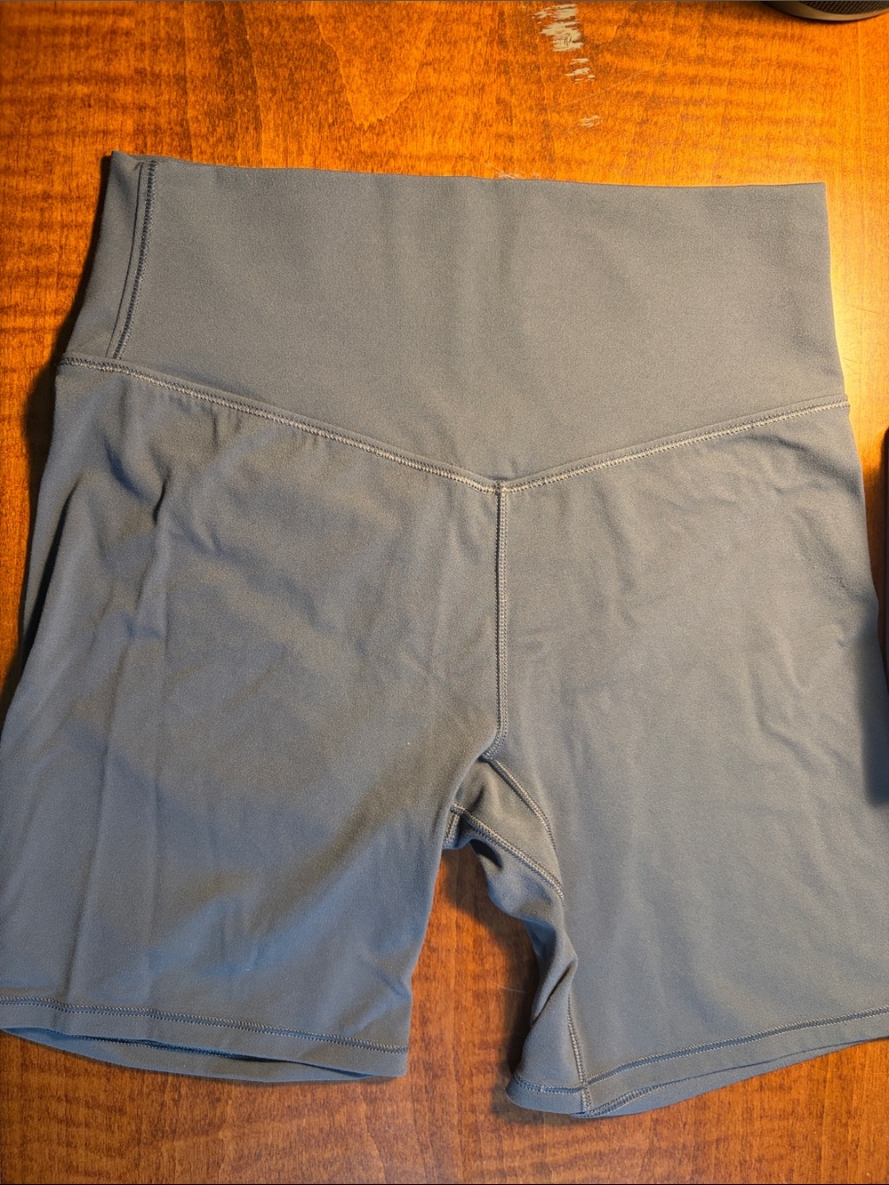 Vuori Women's Bike Shorts — Dusty Slate Blue